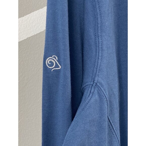 Craghoppers Long Sleeve ¼ Zip Pullover Men’s XXL Blue Insect Shield Stretch UK - Picture 9 of 16